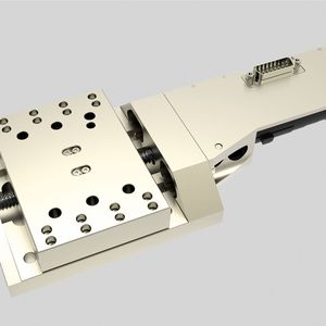 Miniatur-Kugelgewindetrieb von August Steinmeyer in einem hochsteifen Linearsystem von Steinmeyer Mechatronik, dass als Spiegelversteller eines Weltraumteleskops zum Einsatz kommt.(Bild:  August Steinmeyer)
