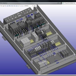 E³.series-Schaltschrank-Design in XVL Viewer von Lattice Technology