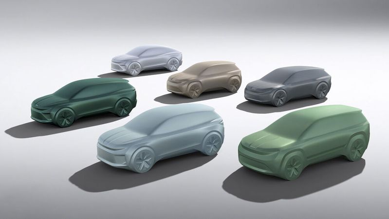 Skodas Elektrozukunft wird vor allem von SUV-Typen dominiert.(Bild:  Skoda)
