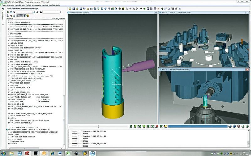 Die Rundtaktmaschine wurde bei Imoberdorf in Oensingen wochenlang getestet, unter anderem mit einer Simulationssoftware, welche den gesamten CNC-Prozess auf Fehler und Kollisionen prüfte. (Winkhaus)