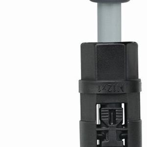 Ventilsteckverbinder Bauform A mit geradem Kabelabgang und Schutzschlauch