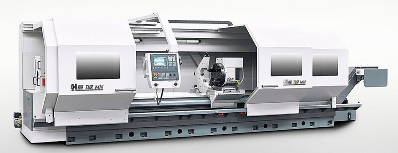 Ansicht Tur SMN 930 mit 4m Spitzenweite und Werkzeugrevolver mit AWZ (Fat)