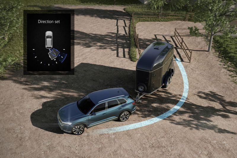 Dazu zählt nun auch der Rangierassistent Trailer Assist. (VW)