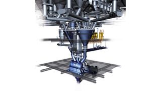 Mischanlage mit vollautomatischem Faser- und Pulverdosiersystem (Bild: M-Tec)