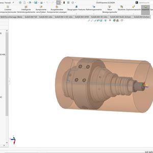 SolidCAM aide les entreprises à gérer de manière centralisée les données d'outils, les stratégies d'usinage, et le savoir-faire de fabrication, et à les rendre exploitables pour une programmation CN reproductible.(Source :  Bechtle PLM)