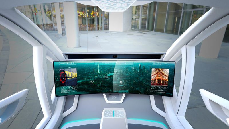Im Innenraum dominiert ein 49 Zoll-Bildschirm. (Italdesign)
