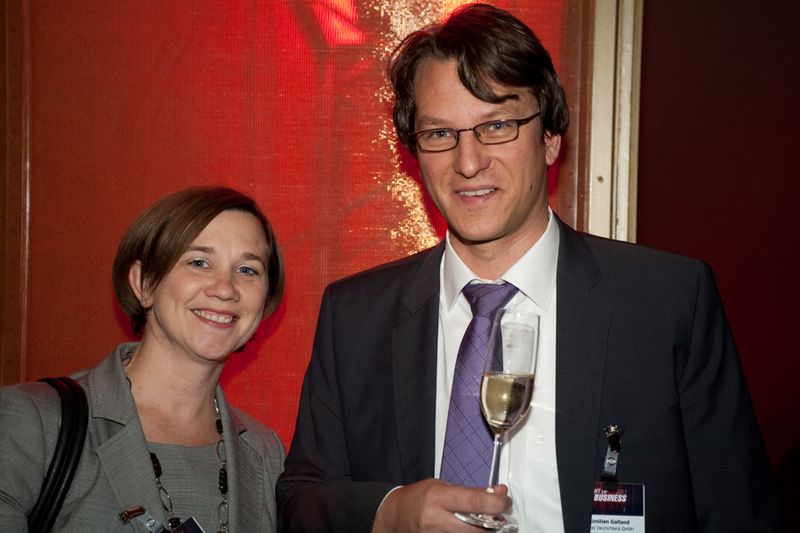 Michelle Stonebank und Maximillian Galland (Symantec) (Archiv: Vogel Business Media)