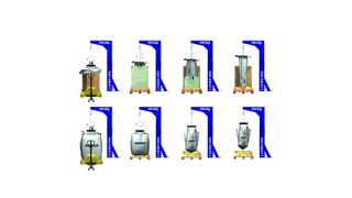 So funktioniert's: Die restlose Entleerung von großen Gebinden. (Bild: Helios)