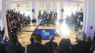 26 Start-ups präsentierten in Ludwigsburg den 200 Gästen aus dem Maschinen- und Anlagenbau ihre Lösungen. (Allianz Industrie 4.0 Baden-Württemberg)