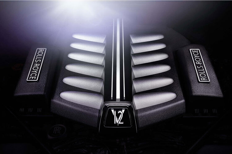 Der Ghost V-Specification verfügt wie das reguläre Modell über einen 6,6-Liter-V12. (Foto: Rolls-Royce)