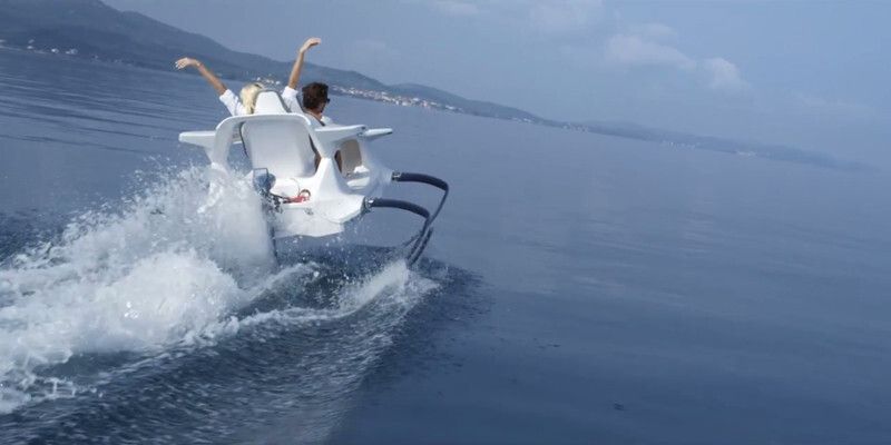 Zum Abheben – das elektrische Tragflächenboot Quadrofoil (Quadrofoil)
