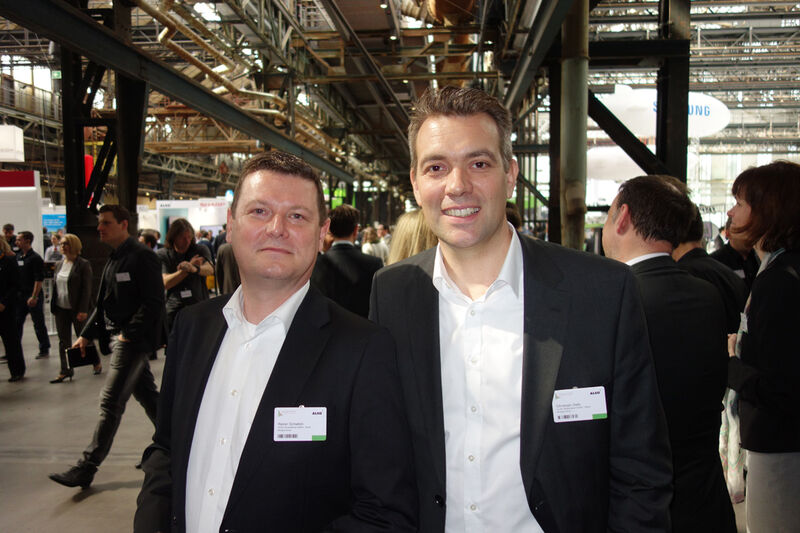 Die ALSO Manager (l.) Reiner Schwitzki und Christoph Dietz freuen sich auf eine erfolgreiche Hausmesse. (Bild: IT-BUSINESS)