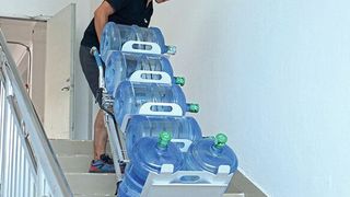 Mit dabei auf dem Stand von Karl H. Bartels ist der Treppensteiger „XSTO“. (Karl H. Bartels)