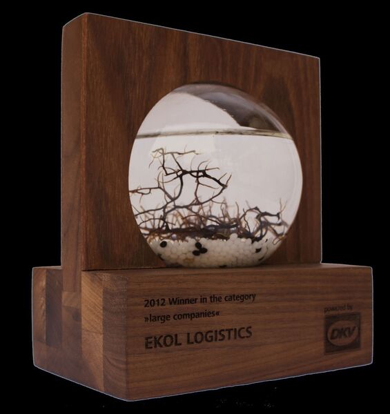 Der Eco Performace Award 2012 belegt das Engagement für Nachhaltigkeit von Ekol Logistics. (Bild: Ekol Logistics)
