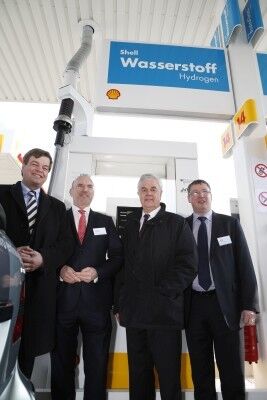 Die Shell-Wasserstofftankstelle in der Hamburger Schnackenburgallee ist eröffnet. (Bild: Shell)