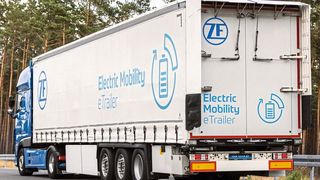 Im Efficiency Innovation Truck verbaut ZF seine ZF-Effizienztechnologien zur Kraftstoff- und CO2-Reduzierung.  (Bild: www.gigler.com| ZF Group)