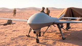 Ab heute läuft die Rüstungsmesse Eurosatory in Paris, wo es auch Drohnen zu sehen gibt. Viele deutsch Aussteller sind dort. Aber das deutsch-französische Geschäft mit der Entwicklung neuer Waffensysteme ist kein leichtes, wie das gescheiterte FCAS-Projekt zeigt. Aber man ist offen für andere Partner ... (Bild: J. Chesterfield)