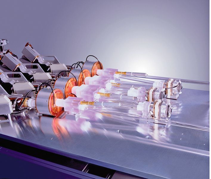 Die Entwicklung des Scheibenlasers blieb nicht stehen und heutige Systeme erreichen eine Laserleistung von 16 kW. (Trumpf)