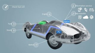 Der Rennwagen Silberhummel wird künftig mit einem fortschrittlichen Brennstoffzellen-Antrieb ausgestattet sein. (Fraunhofer IWU)