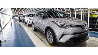 Toyota startete Mitte November mit der Produktion des Modells C-HR in seinem türkischen Werk in Sakarya – ein anscheinend positives Signal. (Toyota)