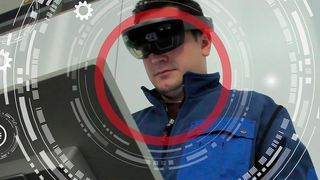 Machine Maintenance bei Gilgen Logistics mit Augmented Reality Remote Support. (Gilgen)