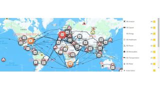 Das neue Resilience360 Analytics Modul ergänzt die Resilience360-Plattform von DHL um die Betrachtung spezifischer Industrien und Auswirkungen auf nachgelagerte Branchen, die im Falle einer Störung unter Engpässen leiden könnten.  (Bild: DHL)