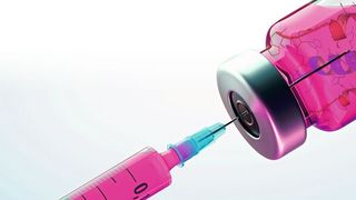 Abb. 1: Synthetische Peptide haben zahlreiche Anwendungsmöglichkeiten. Werden z.B. im Tumor eines Patienten ein oder mehrere Neoantigene gefunden, sind individuelle Impfstoffe mit Peptiden eine vielversprechende Strategie für eine effektive Therapie.  (Bild: ©Feydzhet Shabanov; ©molekuul.be - stock.adobe.com)