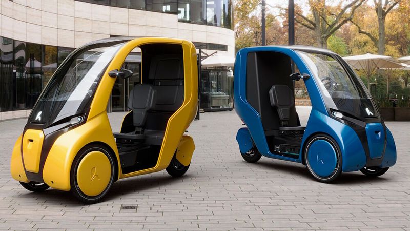 Das Mikromobil gibt es wahlweise als Ein- oder Zweisitzer.(Bild:  Hopper Mobility)
