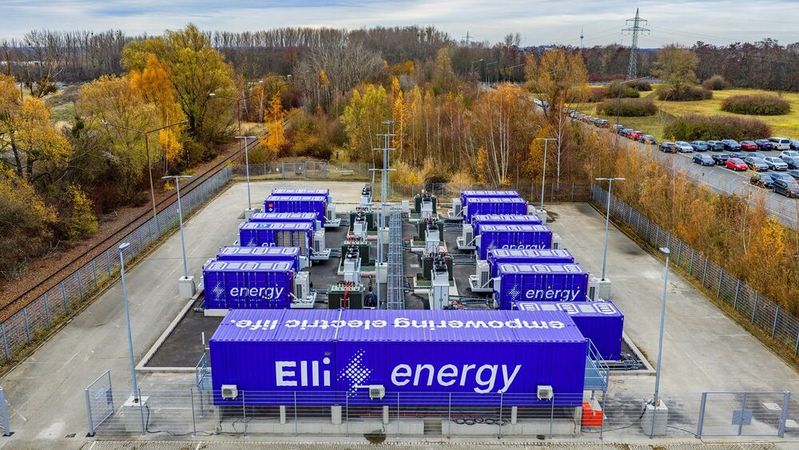 Volkswagen Group Charging, Elli, has connected its first electricity storage system to the grid.(Image: Elli)