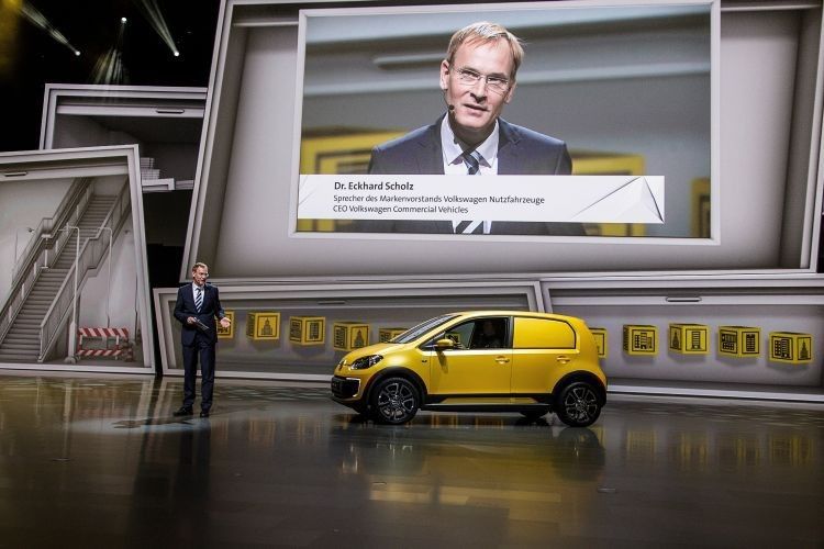 Weltpremiere des E-Load-Up: Ein Ausblick auf die zukünftigen Pläne von VW Nutzfahrzeuge. (Foto: VW)