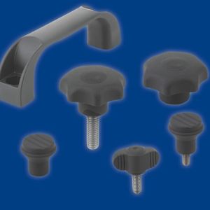 Das Medigrip Sortiment von Kipp umfasst Bügel-, Flügel- und Sterngriffe sowie Pilzknöpfe und Klemmhebel.(Bild:  Heinrich Kipp Werk)