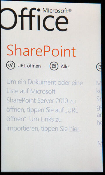 Mitarbeiter können über ihr Windows-Smartphone verschlüsselt auf Sharepoint-Ressourcen zugreifen. (Archiv: Vogel Business Media)
