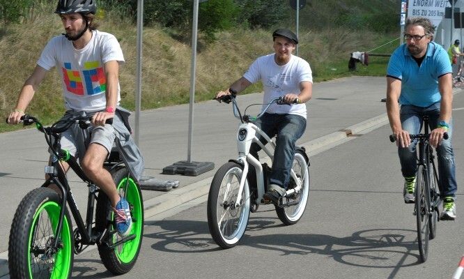 E-Bikes und Pedelecs Eurobike 2013: Testparcours  (Achim Förster / EUROBIKE Friedrichshafen)
