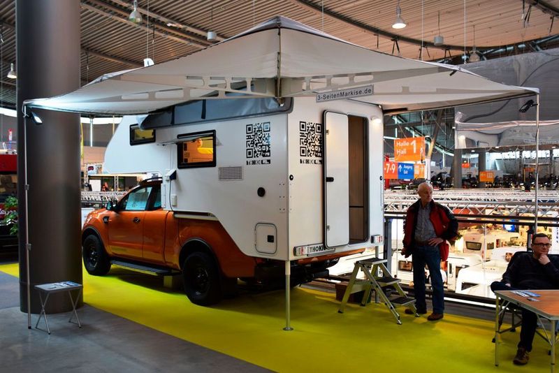 Spezialisten wie Thokie machen auch den Pick-up zum Wohnmobil. (Schweitzer)
