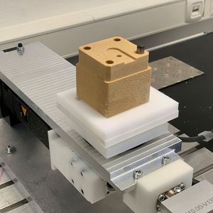 Neben der automatischen Restmaterialerkennung, werden die Restbereich zu jedem Zeitpunkt farblich dargestellt.