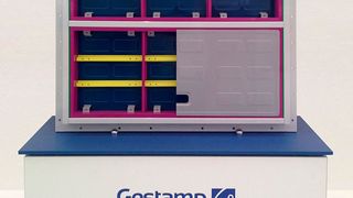 Gestamp präsentierte auf der Automotive Engineering Expo ein Batteriemodul-Konzept für Elektrofahrzeuge.  (Gestamp)