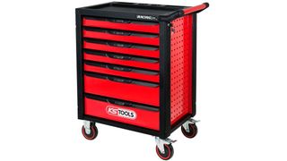 Den Werkstattwagen der „RACINGline“ gibt es für einen Sonderpreis zum 25. Firmenjubiläum. (KSTools)