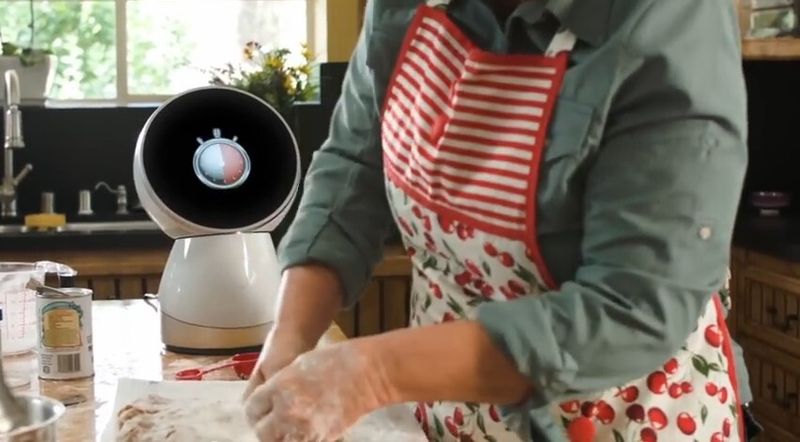 Kann offenbar auch Kochrezepte vorlesen: der kleine, stationäre Roboter Jibo. (Jibo)