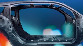 Beim BMW i3 wurde erstmals eine Fahrgastzelle aus Carbon in Serie produziert. Der Werkstoff ist etwa 50 % leichter als Stahl sowie 30 % leichter als Aluminium, aber dennoch hochfest. (Bild: BMW Group)