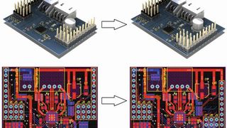 Bild 1: Echte Kollaboration zwischen ECAD und MCAD macht die schrittweisen Designänderungen für die Designer sichtbar. Beide Designer können Änderungen an der Platzierung der Bauelemente gleichzeitig sehen und daraufhin die notwendigen Modifikationen vornehmen. (Bild: Altium)