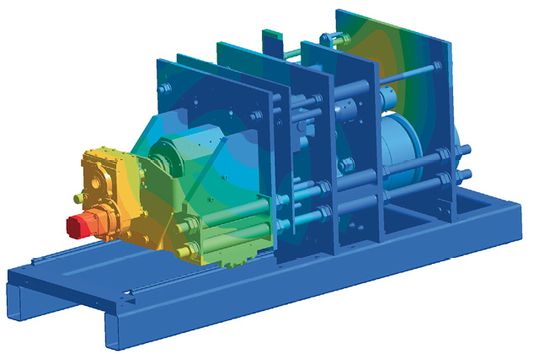 (Simulation aller kraftführenden Elemente. Bild: ATNA/Altair)