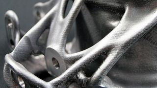 Ideal für die additive Fertigung ausgelegter, von Amendate optimierter Radträger. (Amendate GmbH)