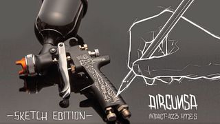 Die Impact AZ3 HTE-S Sketch Edition aus dem Hause Airgunsa ist limitiert und ab sofort verfügbar. Ein stilvolles Werkzeug für den Handwerker. (Bild: Anest Iwata)