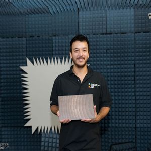 Didier Goulet-Tran, Gewinner der Altair Feko Student Competition 2018.