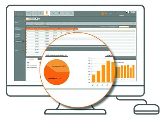(Kostenverteilung für März. Bildquelle: Kobold Management Systeme GmbH)