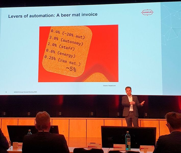 „Über Jahre war Verfügbarkeit das Topargument. Die Frage ist, ob wir uns eine 100-Prozent-Verfügbarkeit noch leisten können? Hier umzudenken, ist für den Automatisierungsingenieur neu“, verdeutlichte Dr. Michael Krauß, BASF. (Bild: Kempf/VCG)