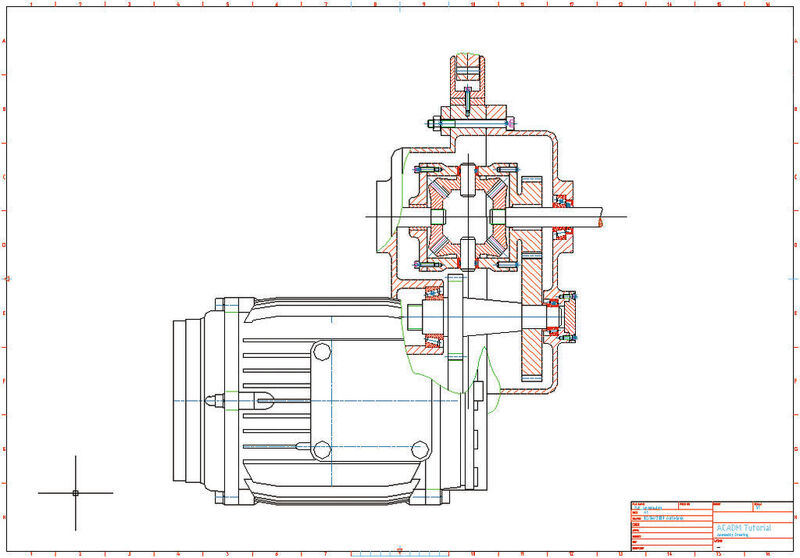 Bild 1: 2D-Zeichnung mit Autocad Mechanical, das über eine direkte Schnittstelle zu Autodesk Inventor verfügt. (Archiv: Vogel Business Media)