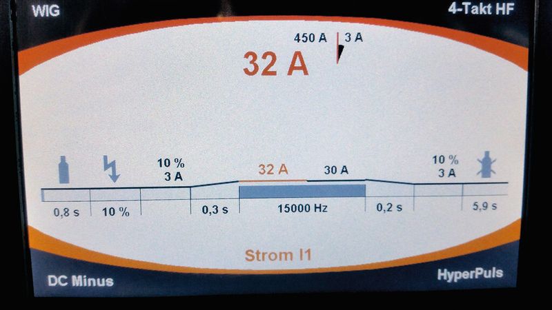 Der Bi-Power-Inverter von Rehm arbeitet mit einer Taktfrequenz von 200.000 Hz – das erreicht kein anderes WIG-Schweißgerät auf dem Markt. (Bild: Rehm)