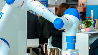 Ohne Roboter gehts in Sachen Produktions- und Montageautomatisierung, Zuführtechnik und Materialfluss, Rationalisierung durch Handhabungstechnik und Industrial Handling kaum noch.  (Motek)