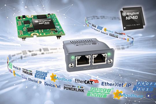 Die Kommunikationsschnittstellen Anybus Compactcom von HMS gibt es für viele Feldbus- und Industrial-Ethernet-Netzwerke und in den drei Formfaktoren: Modul, teilintegrierte Platine (Brick-Modul) und Chip.(Bild:  HMS Industrial Networks)